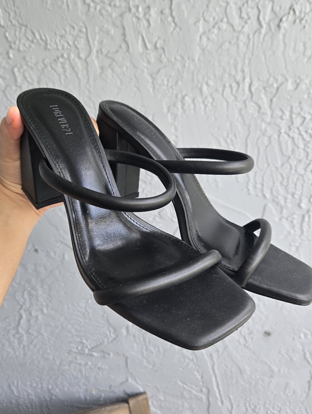 Forever 21 Chunky Black Heels